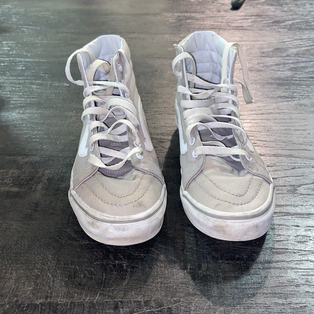 Vans Sk8 Hi Skate Shoe - Frost Gray